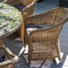 "Равенна" плетеное кресло из искусственного ротанга, цвет соломенный "Равенна" плетеное кресло из искусственного ротанга, цвет соломенный