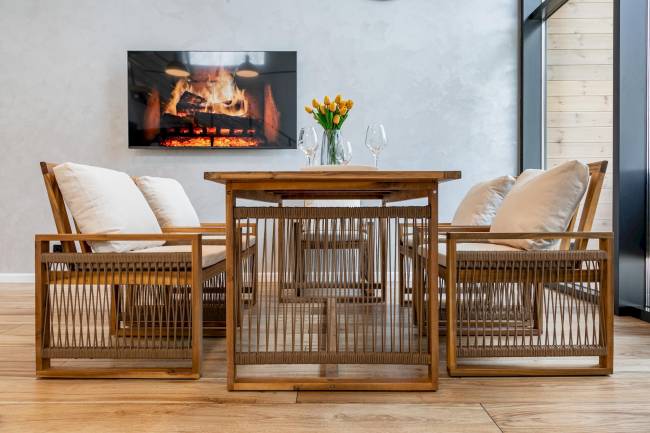 Обеденный комплект GRAND MICHELLE бежевый Обеденный комплект GRAND MICHELLE бежевый