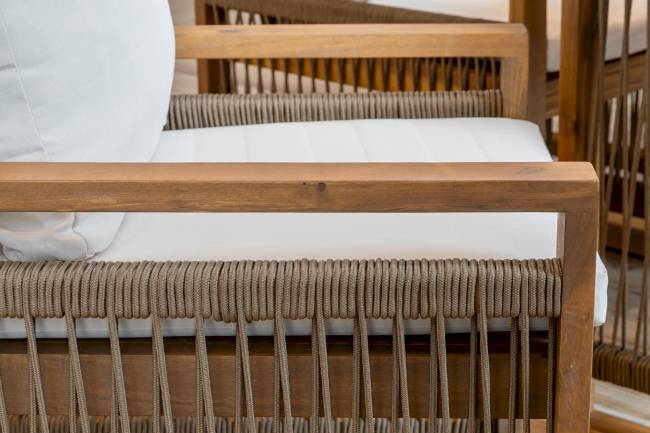 Обеденный комплект GRAND MICHELLE бежевый Обеденный комплект GRAND MICHELLE бежевый