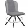 Стул DikLine 299 поворотный NS10 GREY/C50 светло-серый, ножки черные Стул DikLine 299 поворотный NS10 GREY/C50 светло-серый, ножки черные