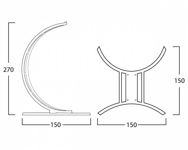 Стойка "Standard", black Стойка "Standard", black