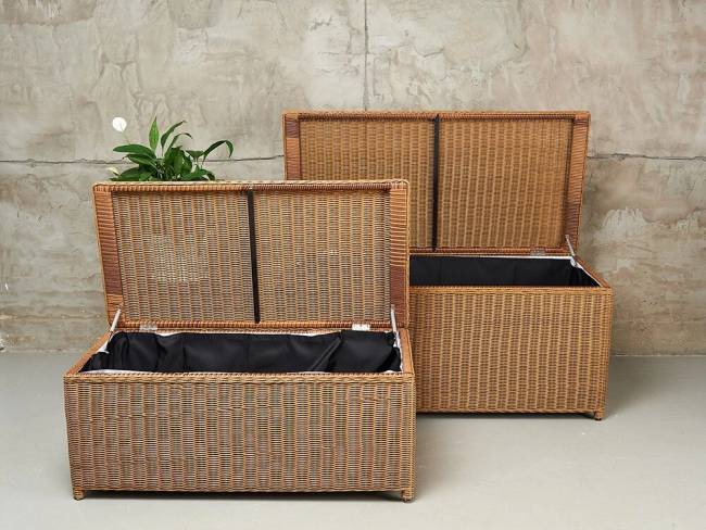 Набор из 2-х сундуков "KARL (140 и 120)", соломенный