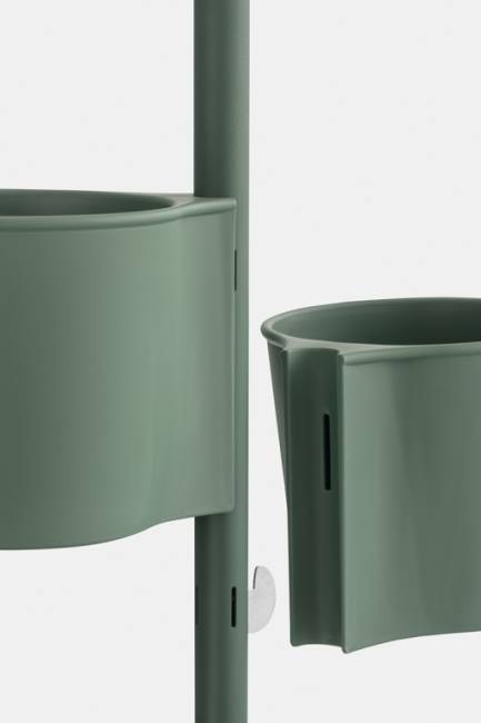 Кашпо пластиковое Hevea белый 1335х530х1750 мм