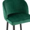 Стул барный Оскар велюр изумрудный