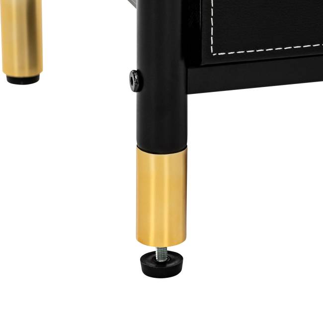 Комод Leset Нирита/Хайди широкий 5 ящиков, Черный Черный Черный