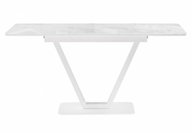 на тумбе Бугун 120х80х77 белый мрамор / белый