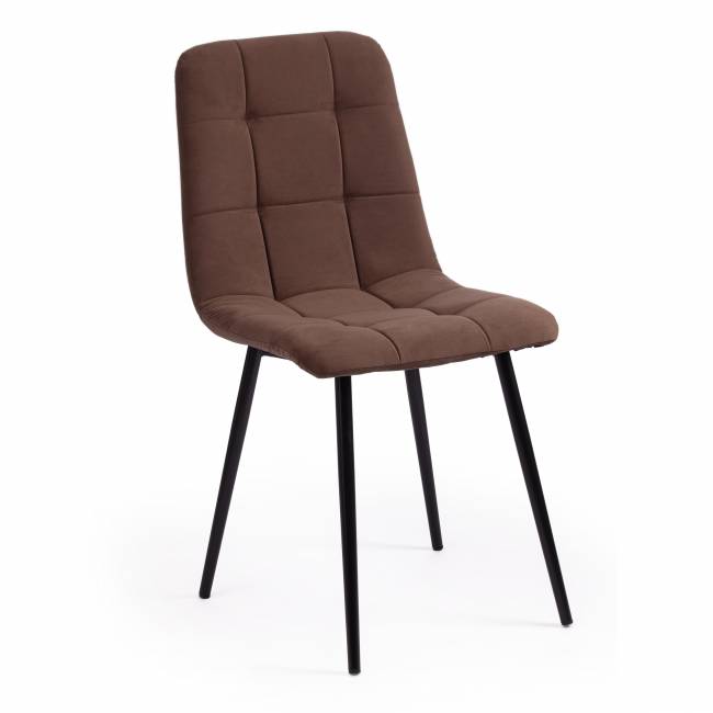 Стул Чилли Макс/Chilly Max (1шт.в упаковке) велюр/металл, 45х54х90см, коричневый 09/черный коричневый 09/черный Велюр/металл Стул Чилли Макс/Chilly Max (1шт.в упаковке) велюр/металл, 45х54х90см, коричневый 09/черный коричневый 09/черный Велюр/металл