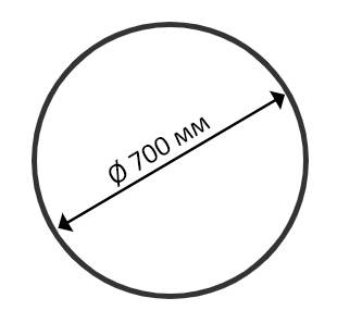 Столешница круглая Werzalit Woodart кокоболо Ø700х18 мм Столешница круглая Werzalit Woodart кокоболо Ø700х18 мм