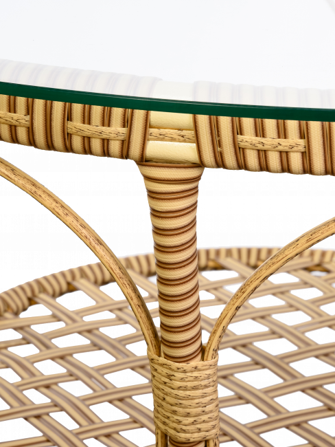 Комплект из искусственного ротанга Java (Ява)-6 (цвет: слоновая кость) Комплект из искусственного ротанга Java (Ява)-6 (цвет: слоновая кость)