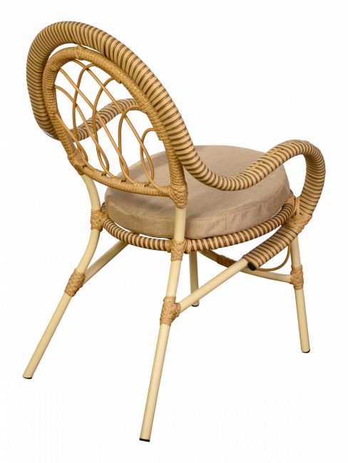 Комплект из искусственного ротанга Java (Ява)-6 (цвет: слоновая кость) Комплект из искусственного ротанга Java (Ява)-6 (цвет: слоновая кость)