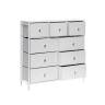 Комод Leset Нирита/Хайди, 9 ящиков, Белый Белый Белый