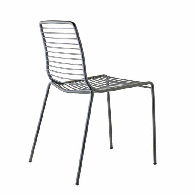 Стул металлический Summer антрацит 520х575х800 мм