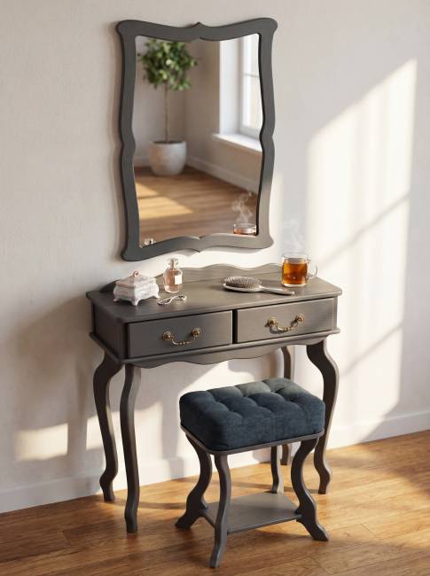 Банкетка Берже 26 серый графит