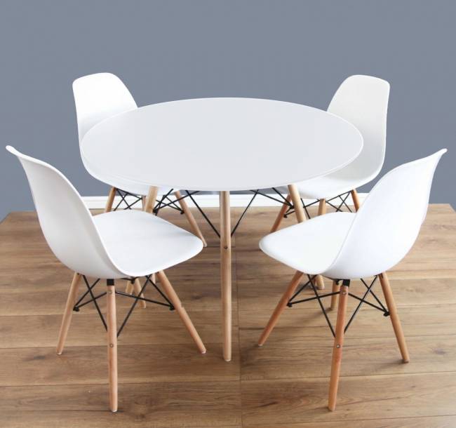 Стол EAMES белый D100 Стол EAMES белый D100