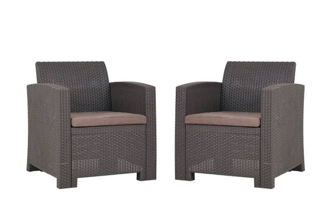 Комплект мебели АРИЗОНА Сет Макс / ARIZONA Set Max, антрацит (на 5 персон)