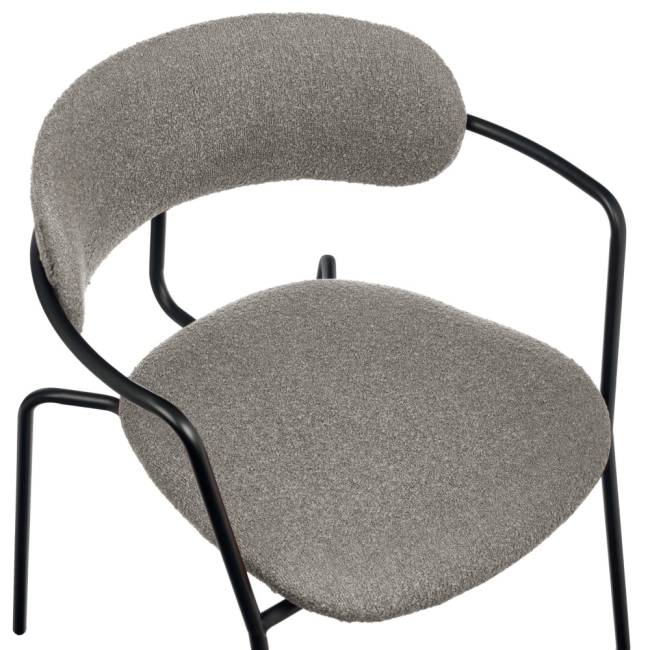 Стул Ant букле серый Стул Ant букле серый