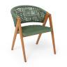 "Амстердам" плетеный стул из искусственного ротанга, цвет зеленый