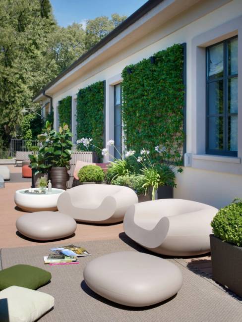 Пуф пластиковый Chubby Low Standard тортора 850х750х300 мм Пуф пластиковый Chubby Low Standard тортора 850х750х300 мм