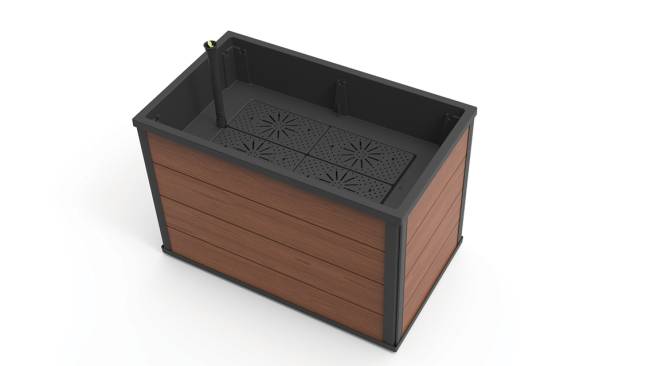 Кашпо-Грядка для растений Maple Mobile Urban Garden Bed 88L (коричневый)