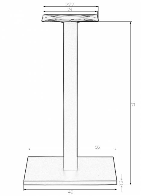 Подстолье обеденное DOBRIN GRACE