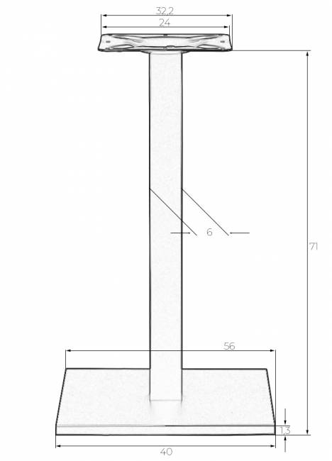 Подстолье обеденное DOBRIN GRACE