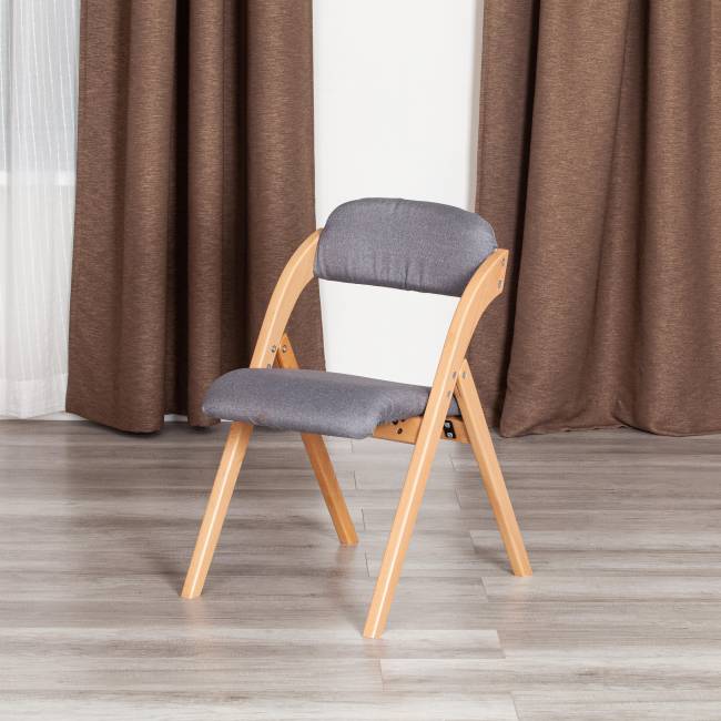 Стул FRUTTO (mod. 05) дерево, серый хлопок , 46,5 x 60 x 77 см, Grey (Cерый) А 13/ натуральный Стул FRUTTO (mod. 05) дерево, серый хлопок , 46,5 x 60 x 77 см, Grey (Cерый) А 13/ натуральный