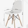 Стул Eames ажурный шоколад