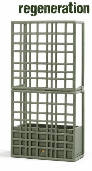 Кашпо пластиковое модульное Sipario 2 кактус 703х350х1406 мм