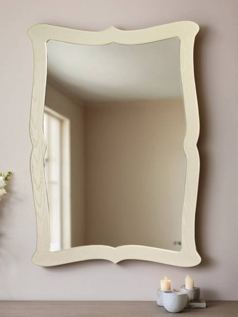Зеркало навесное Берже 23 слоновая кость 97 см х 67 см
