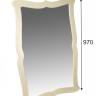 Зеркало навесное Берже 23 слоновая кость 97 см х 67 см