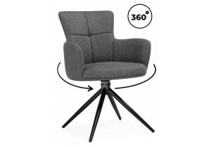 Atlanta 1 крутящийся серый / черный