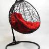 Подвесное кресло "Круглое" ротанг, черное