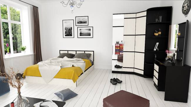 Сакура Шкаф угловой