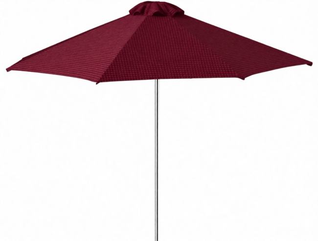 Зонт пляжный профессиональный Ø2.5 м Kiwi Clips серебристый, красный Ø2500 мм Зонт пляжный профессиональный Ø2.5 м Kiwi Clips серебристый, красный Ø2500 мм