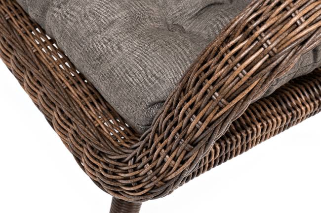 "Толедо" кресло плетеное с подушками, цвет коричневый "Толедо" кресло плетеное с подушками, цвет коричневый