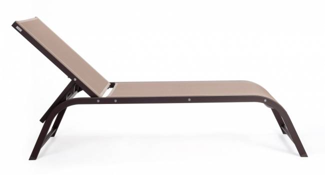 Шезлонг-лежак металлический Comfort 2080х620х400 мм