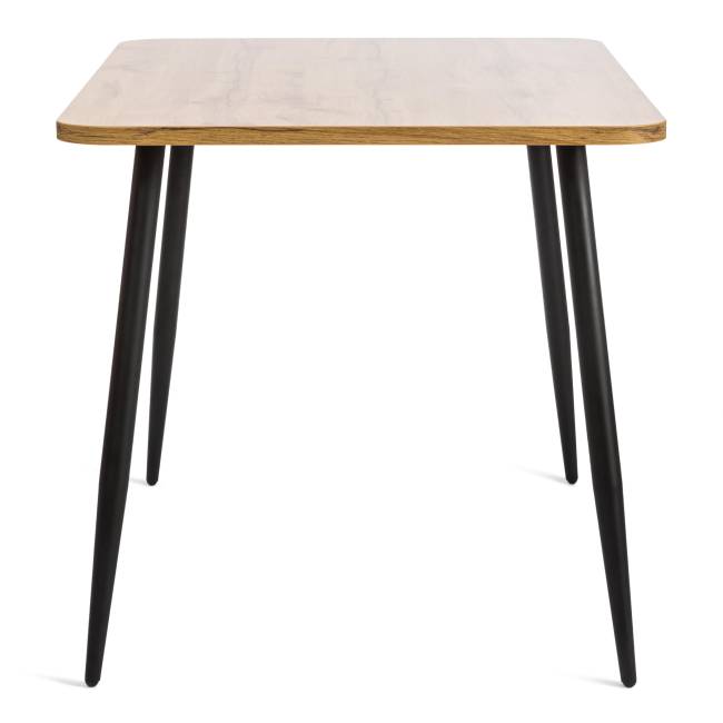 Стол PLUTO ЛДСП/металл, 120x80x77 см, Дуб вотан/Черный Дуб вотан/Черный ЛДСП/металл Стол PLUTO ЛДСП/металл, 120x80x77 см, Дуб вотан/Черный Дуб вотан/Черный ЛДСП/металл