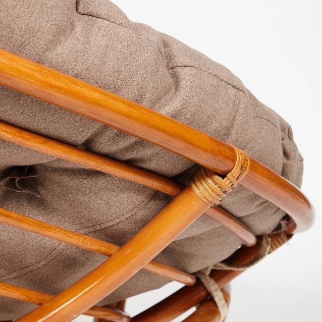 Кресло PAPASAN/ПАПАСАН 23/01 W /с подушкой/ 115х101х104 см, Cognac (коньяк), экошерсть Коричневый, 1811-5 Cognac (коньяк) Кресло PAPASAN/ПАПАСАН 23/01 W /с подушкой/ 115х101х104 см, Cognac (коньяк), экошерсть Коричневый, 1811-5 Cognac (коньяк)