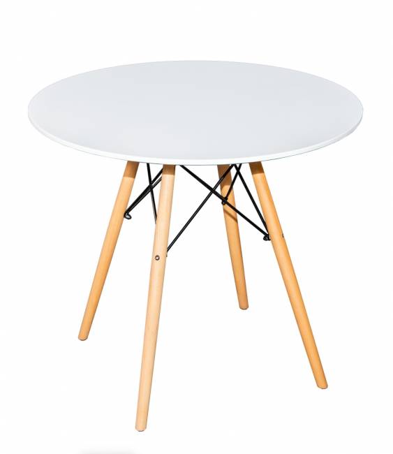 Стол EAMES белый D90