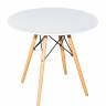Стол EAMES белый D90