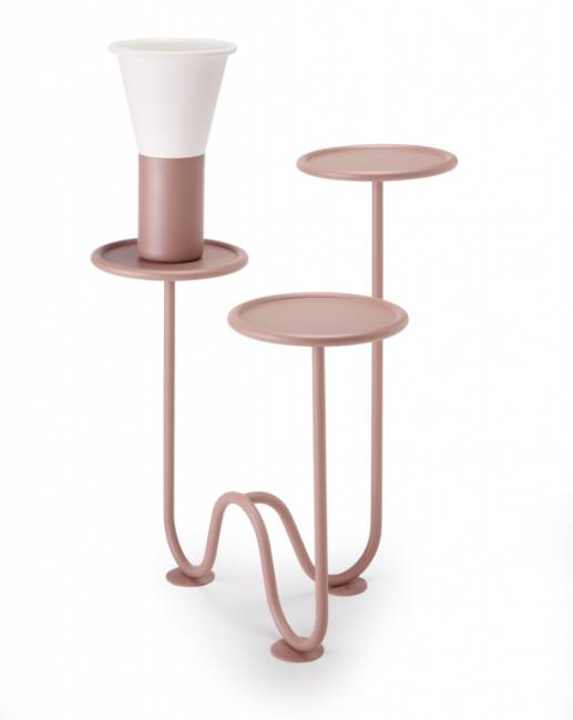 Ваза для цветов Mimosa лен, карамельный Ø195х310 мм Ваза для цветов Mimosa лен, карамельный Ø195х310 мм