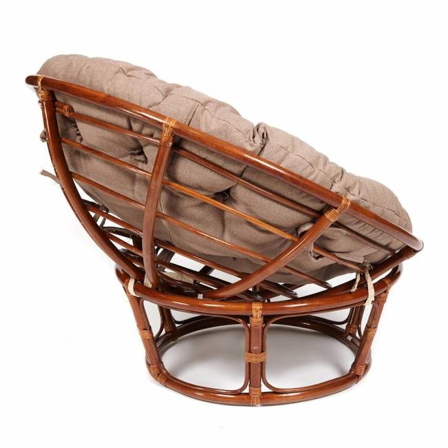 Кресло PAPASAN/ПАПАСАН 23/01 W /с подушкой/ 115х101х104 см, Pecan (орех), экошерсть Коричневый, 1811-5 Pecan (орех) Кресло PAPASAN/ПАПАСАН 23/01 W /с подушкой/ 115х101х104 см, Pecan (орех), экошерсть Коричневый, 1811-5 Pecan (орех)
