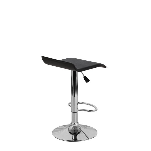 Барный стул "ВОЛНА" , черный