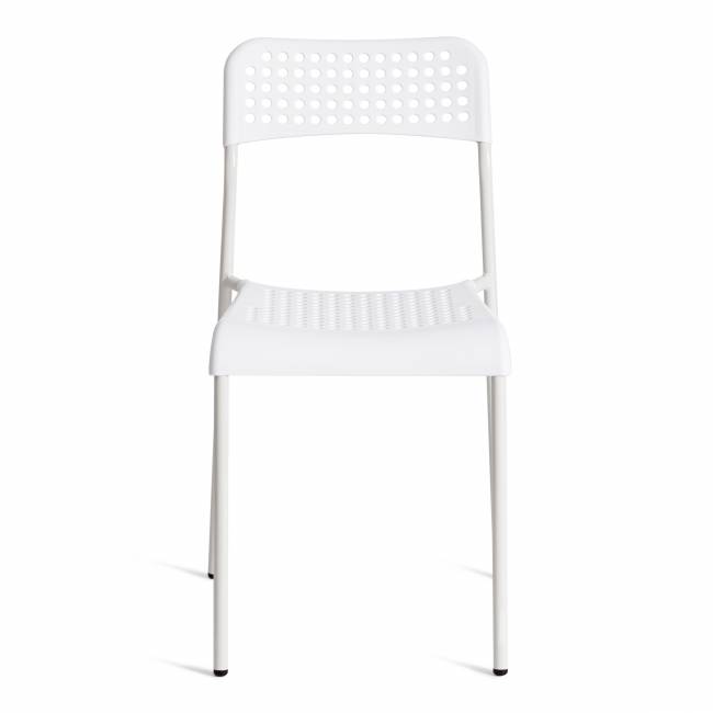 Стул ADDE (mod. C-049) металл/пластик, 39 х 49 х 78 см, White (белый) (Комплект из 8 шт.) белый металл/пластик Стул ADDE (mod. C-049) металл/пластик, 39 х 49 х 78 см, White (белый) (Комплект из 8 шт.) белый металл/пластик