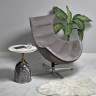 Кресло LOBSTER CHAIR серый искусственная замша, серый Кресло LOBSTER CHAIR серый искусственная замша, серый
